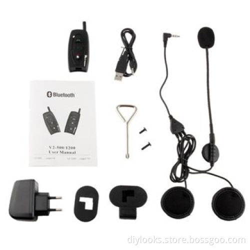 V2-500A 500m Bluetooth Interphone Headsets for Motorcycle HelmetNew